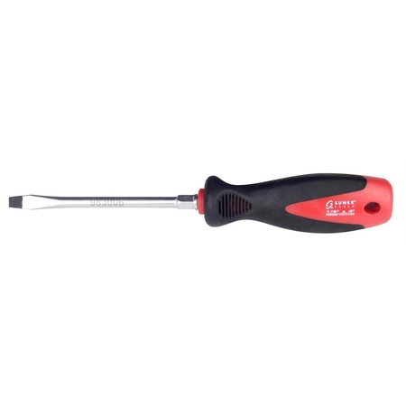 SUNEX 1/4" x 4" Slotted Screwdriver w/Comfort Grip 983006